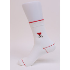 여자 중목 디자인 양말